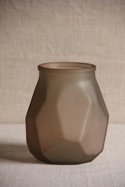 Candle Holder Edge Brown