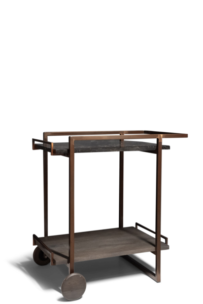 Chariot Roling Roland Cadre Cuivre