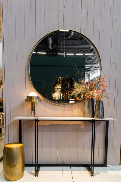 Miroir Ringo Doré