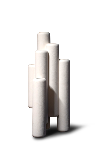 NEW Vase Godé White